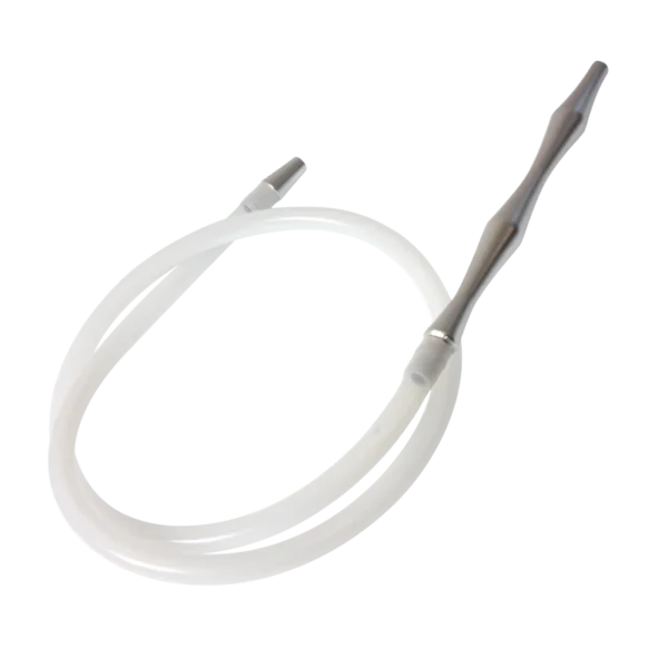 18022a-Silicone-Hose-with-Aluminium-Tip-White-1.webp