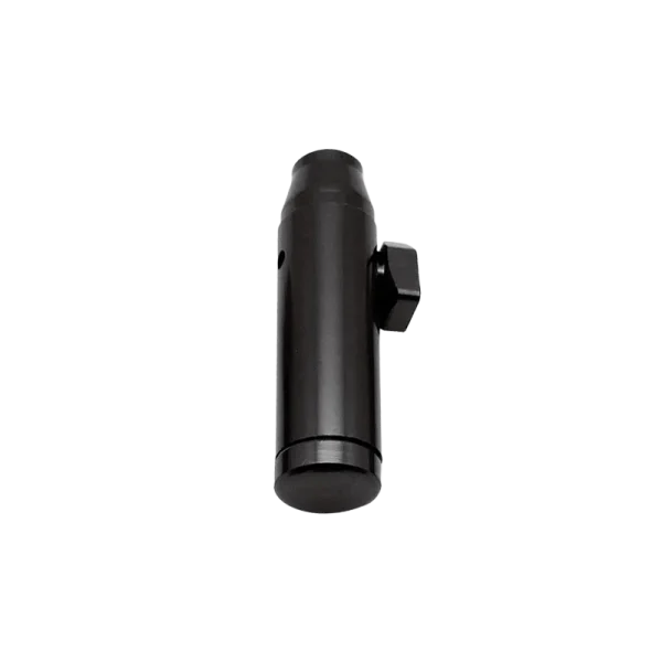 13431 Black Aluminum Snuff Bottle & Dispenser 5.5 cm