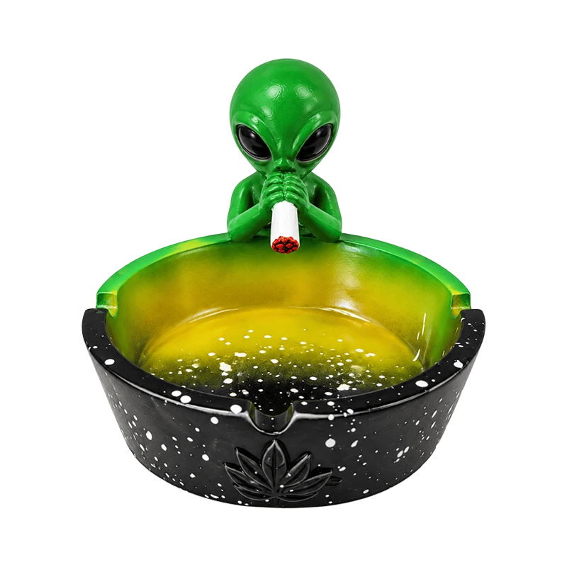 16137 Green Space Alien Ashtray 1 16137 Green Space Alien Ashtray 1