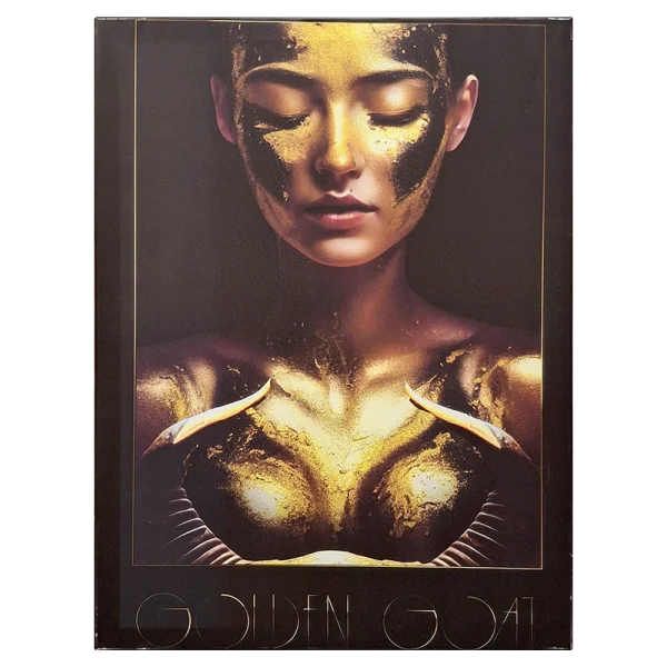 FCLGG Golden Goat Framed Canvas Large 60 x 80cm