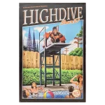 FCMHDSD High Dive Sour D Framed Canvas Medium 40 x 60cm