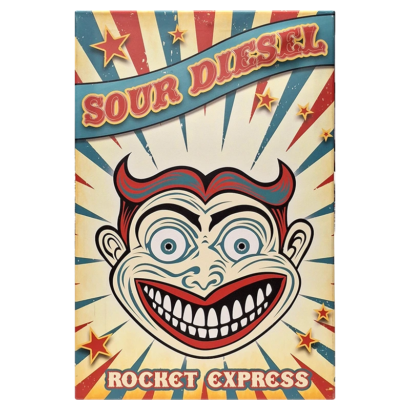 FCMSD Sour Diesel Framed Canvas Medium 40 x 60cm