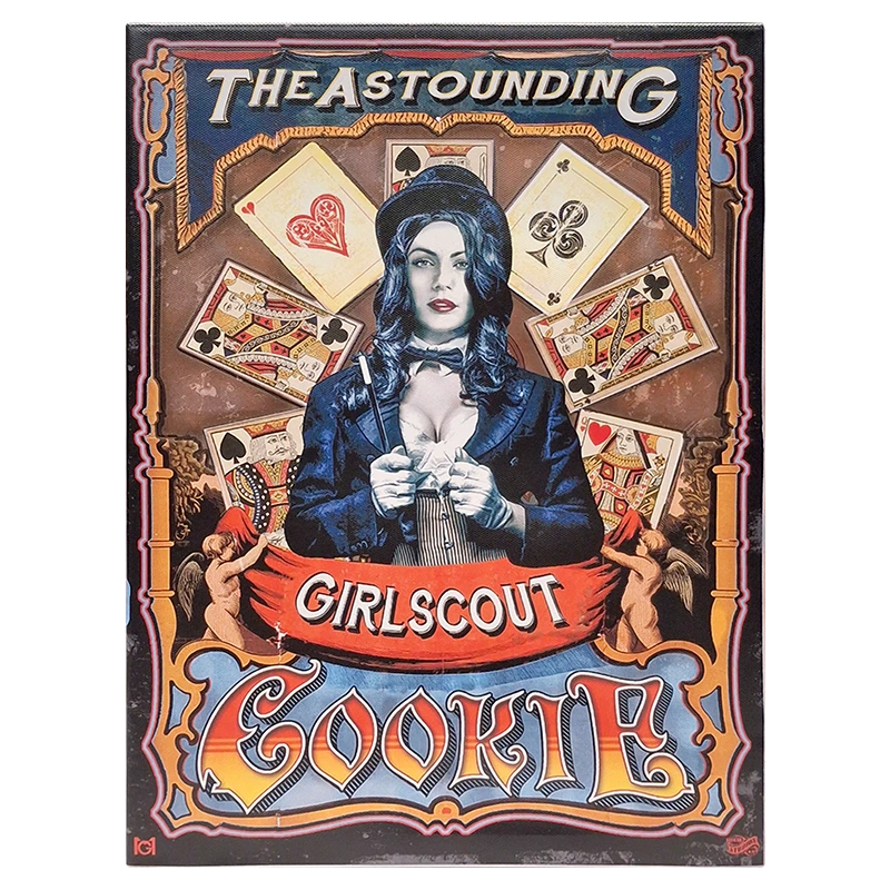 FCSGSC Girl Scout Cookies Framed Canvas Small 30 x 40cm