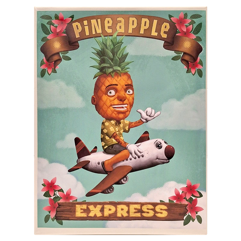 FCSPE Pineapple Express Framed Canvas Small 30 x 40cm