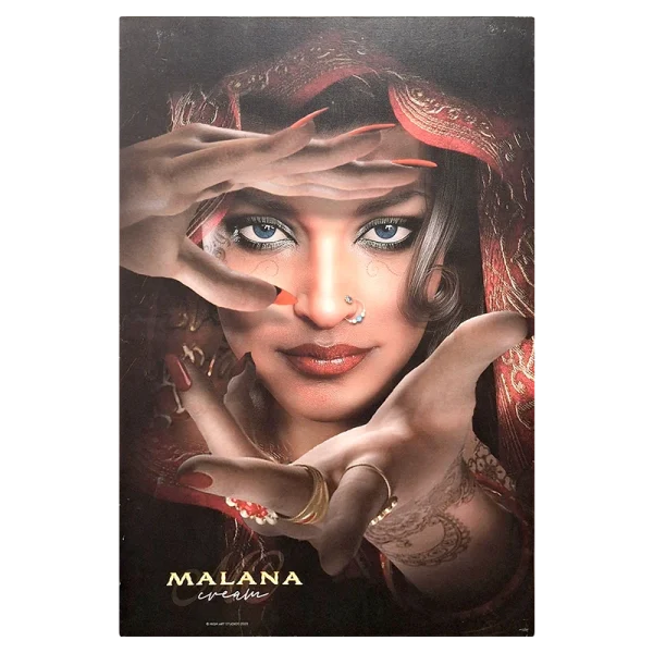FCXLMC Malana Cream Framed Canvas Xtra Large 60 x 90cm