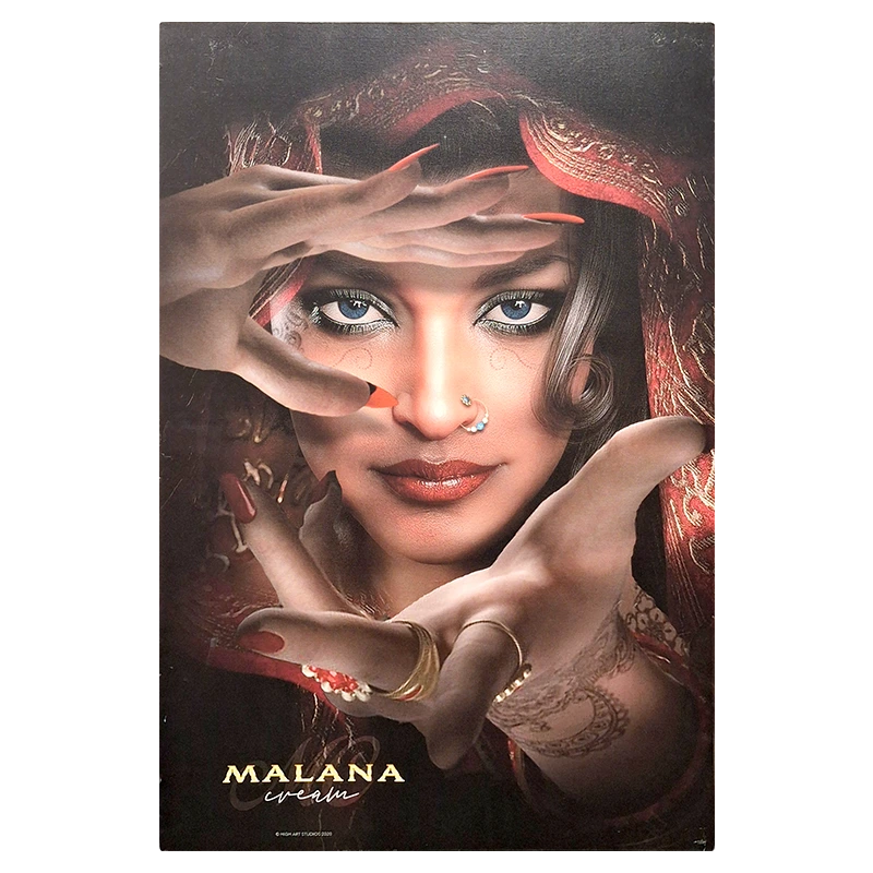 FCXLMC Malana Cream Framed Canvas Xtra Large 60 x 90cm