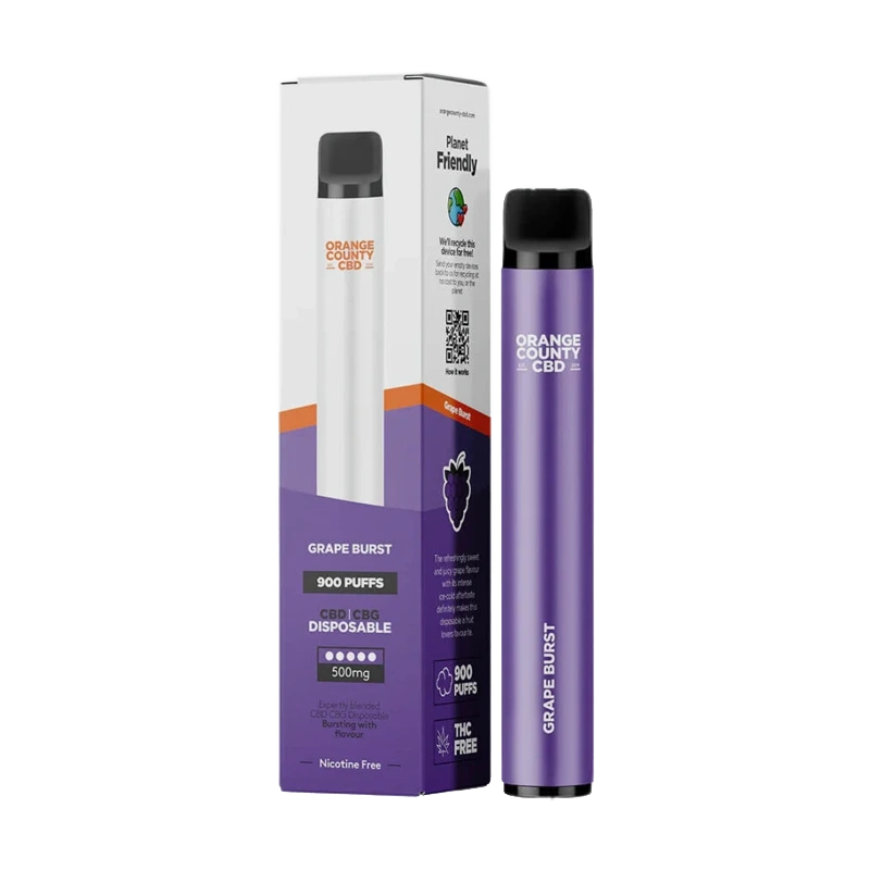 Disposable CBD Pen – Grape – 500mg